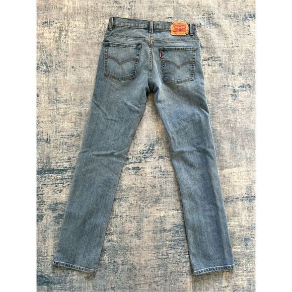 Levi's Light Wash 510 Skinny Jeans Boys 16 / 28 x 28 - Picture 2 of 7